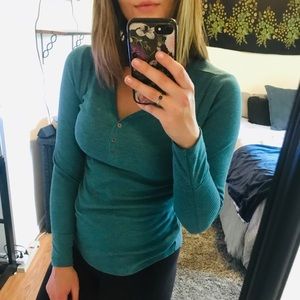 Teal Thermal Long Sleeve